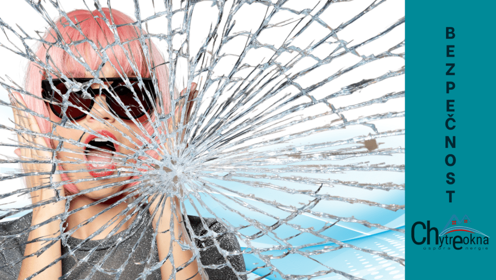 bezpečnostní fólie, rozbité sklo