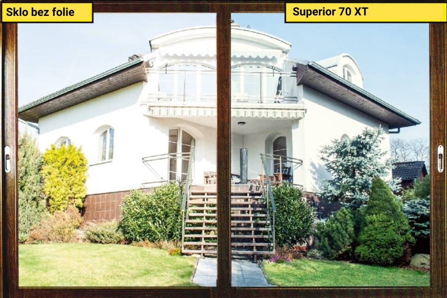 Protisluneční okenní folie Superior 70 XT